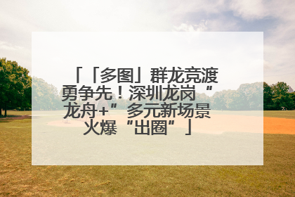「多图」群龙竞渡勇争先！深圳龙岗“龙舟+”多元新场景火爆“出圈”