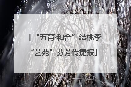 “五育·和合”结桃李 “艺苑”芬芳传捷报