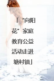“向阳花”家庭教育公益活动走进塘村镇