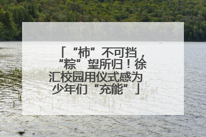 “柿”不可挡，“粽”望所归！徐汇校园用仪式感为少年们“充能”