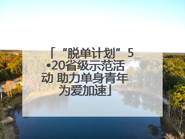 “脱单计划”5•20省级示范活动 助力单身青年为爱加速