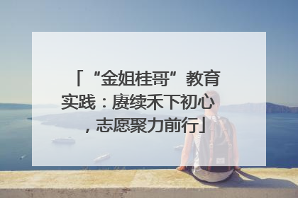 “金姐桂哥”教育实践：赓续禾下初心，志愿聚力前行