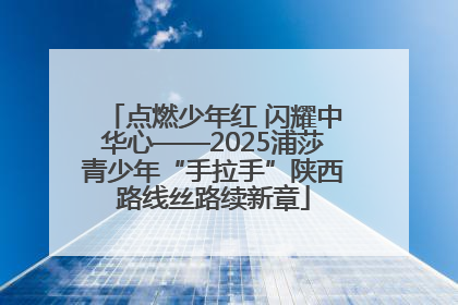 点燃少年红 闪耀中华心——2025浦莎青少年“手拉手”陕西路线丝路续新章