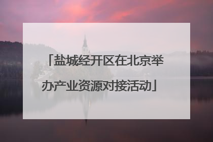 盐城经开区在北京举办产业资源对接活动