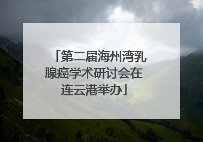 第二届海州湾乳腺癌学术研讨会在连云港举办