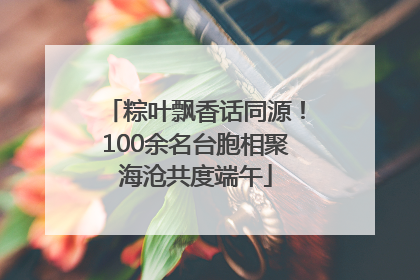 粽叶飘香话同源！100余名台胞相聚海沧共度端午