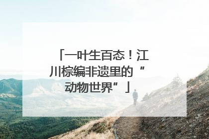 一叶生百态！江川棕编非遗里的“动物世界”
