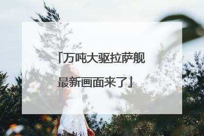 万吨大驱拉萨舰最新画面来了