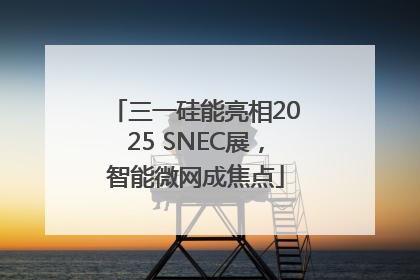 三一硅能亮相2025 SNEC展，智能微网成焦点