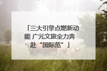 三大引擎点燃新动能 广元文旅全力奔赴“国际范”