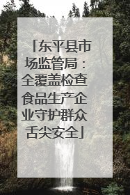 东平县市场监管局：全覆盖检查食品生产企业守护群众舌尖安全