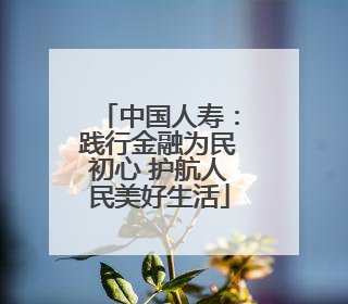 中国人寿：践行金融为民初心 护航人民美好生活