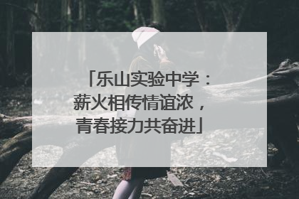 乐山实验中学：薪火相传情谊浓，青春接力共奋进