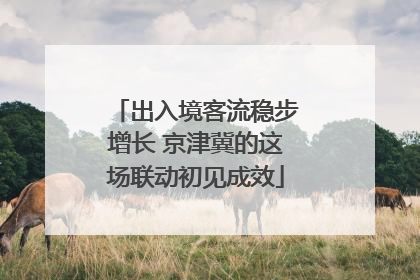 出入境客流稳步增长 京津冀的这场联动初见成效