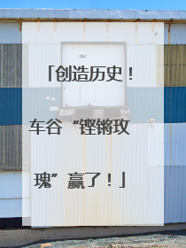 创造历史！车谷“铿锵玫瑰”赢了！