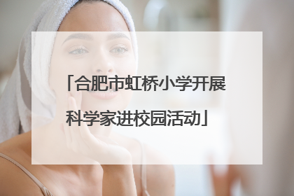合肥市虹桥小学开展科学家进校园活动
