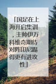 国足在上海开启集训，主帅伊万科维奇期待对阵印尼踢得更有进攻性