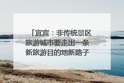 宜宾：非传统景区旅游城市要走出一条新旅游目的地新路子｜话锦绣·说安逸