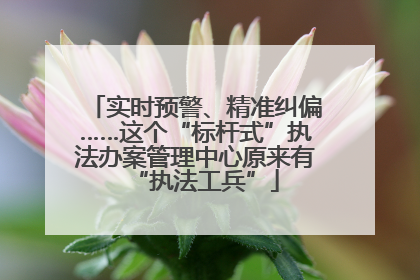 实时预警、精准纠偏……这个“标杆式”执法办案管理中心原来有“执法工兵”