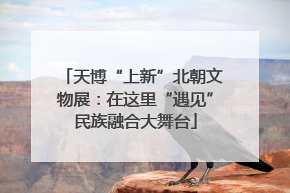 天博“上新”北朝文物展：在这里“遇见”民族融合大舞台