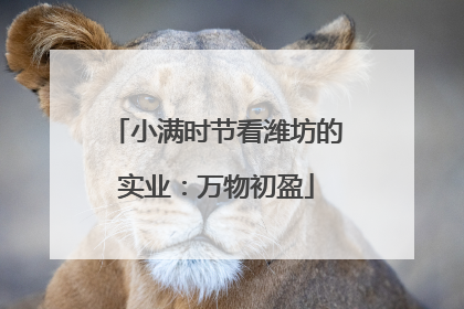 小满时节看潍坊的实业：万物初盈