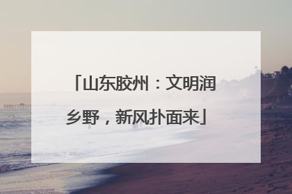 山东胶州：文明润乡野，新风扑面来