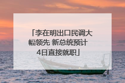 李在明出口民调大幅领先 新总统预计4日直接就职