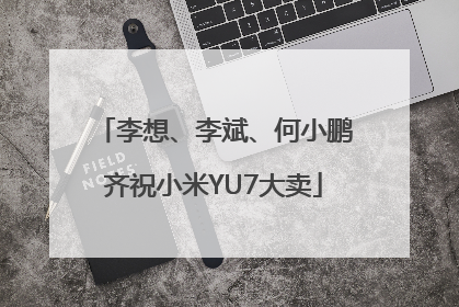 李想、李斌、何小鹏齐祝小米YU7大卖