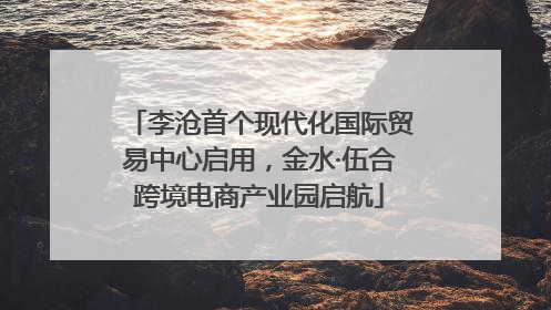 李沧首个现代化国际贸易中心启用，金水·伍合跨境电商产业园启航