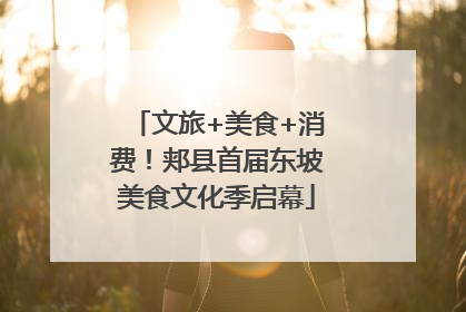 文旅+美食+消费！郏县首届东坡美食文化季启幕