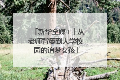 新华全媒+丨从老师背篓到大学校园的追梦女孩
