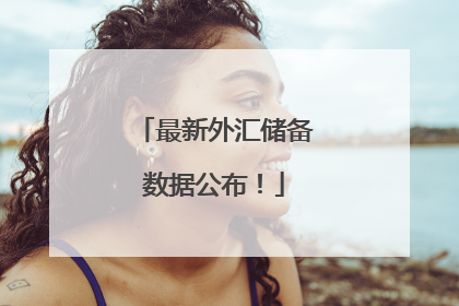 最新外汇储备数据公布！