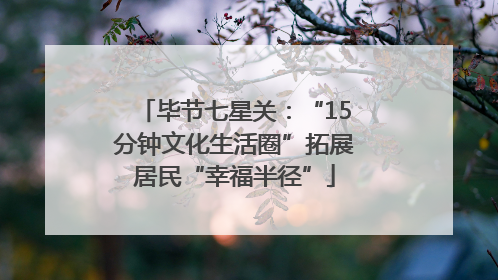 毕节七星关：“15分钟文化生活圈”拓展居民“幸福半径”