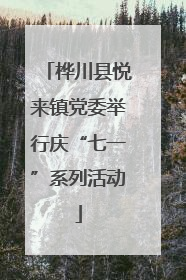 桦川县悦来镇党委举行庆“七一”系列活动