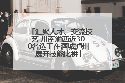 汇聚人才、交流技艺 川南渝西近300名选手在酒城泸州展开技能比拼