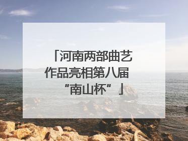 河南两部曲艺作品亮相第八届“南山杯”