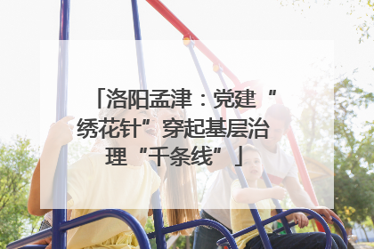 洛阳孟津：党建“绣花针”穿起基层治理“千条线”