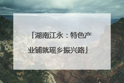 湖南江永：特色产业铺就瑶乡振兴路