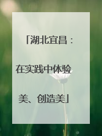 湖北宜昌：在实践中体验美、创造美