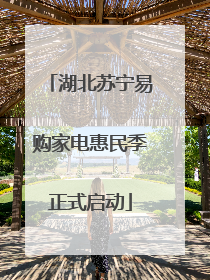 湖北苏宁易购家电惠民季正式启动