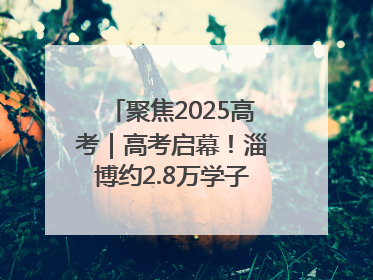 聚焦2025高考｜高考启幕！淄博约2.8万学子奔赴逐梦考场