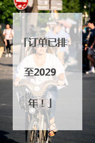 订单已排至2029年！