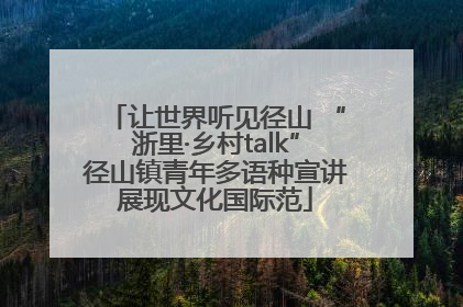 让世界听见径山 “浙里·乡村talk”径山镇青年多语种宣讲展现文化国际范