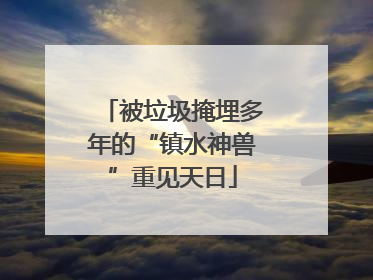 被垃圾掩埋多年的“镇水神兽”重见天日