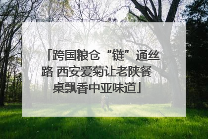 跨国粮仓“链”通丝路 西安爱菊让老陕餐桌飘香中亚味道