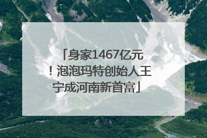 身家1467亿元！泡泡玛特创始人王宁成河南新首富