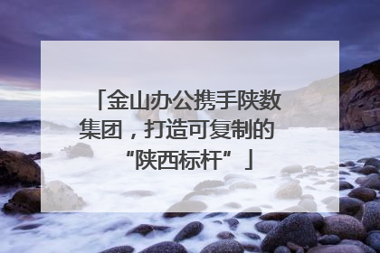 金山办公携手陕数集团，打造可复制的“陕西标杆”