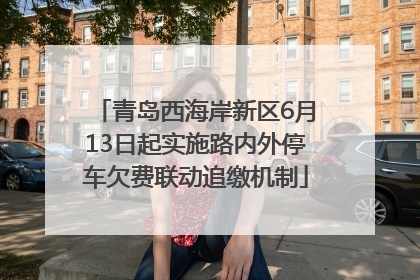 青岛西海岸新区6月13日起实施路内外停车欠费联动追缴机制