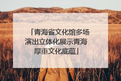 青海省文化馆多场演出立体化展示青海厚重文化底蕴