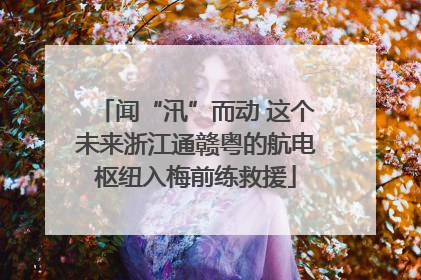 闻“汛”而动 这个未来浙江通赣粤的航电枢纽入梅前练救援